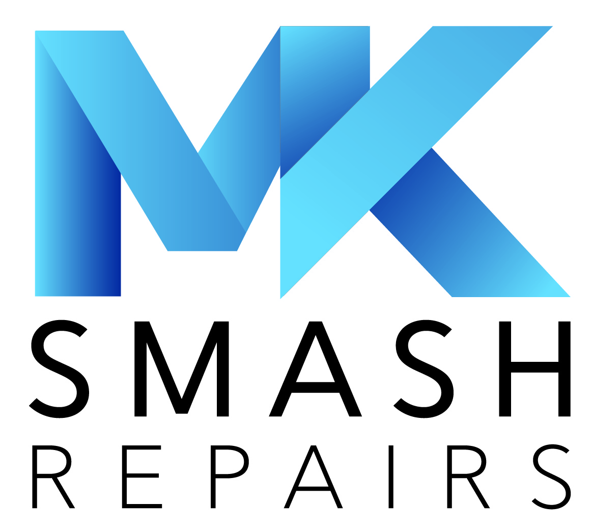 MK Smash Repairs Logo Design