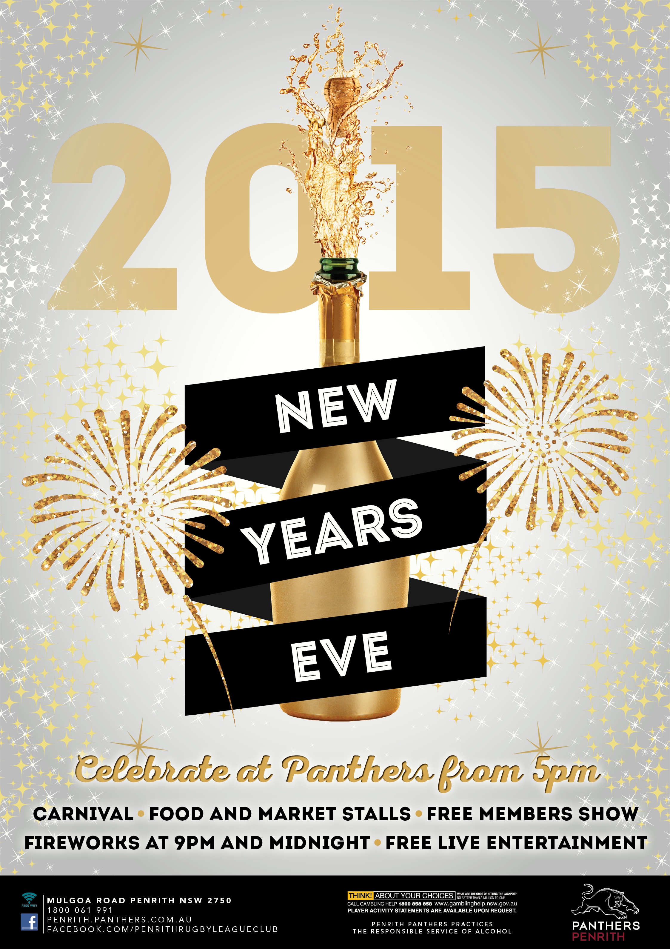 Panthers New Years Eve Event Design